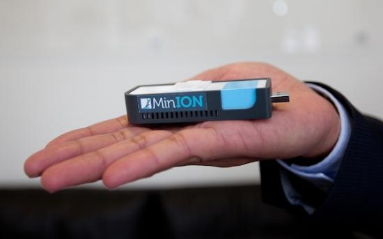 英国发布迷你型基因检测设备MinION