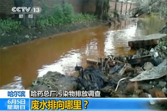 哈药总厂排放污染物
