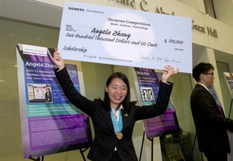 美华裔女高中生发现克癌新疗法 有待临床测试